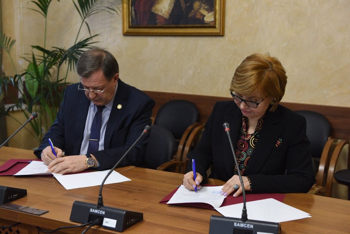 ⭕Подписано соглашение о сотрудничестве между МГУТУ им. К.Г. Разумовского (ПКУ) и Национальным комитетом общественного контроля🔰