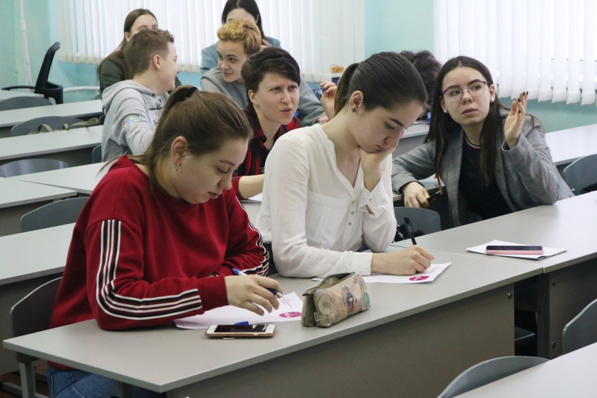 25 февраля на факультете иностранных языков ЧГУ прошла Всероссийская открытая акция Tolles Diktat - 2020.