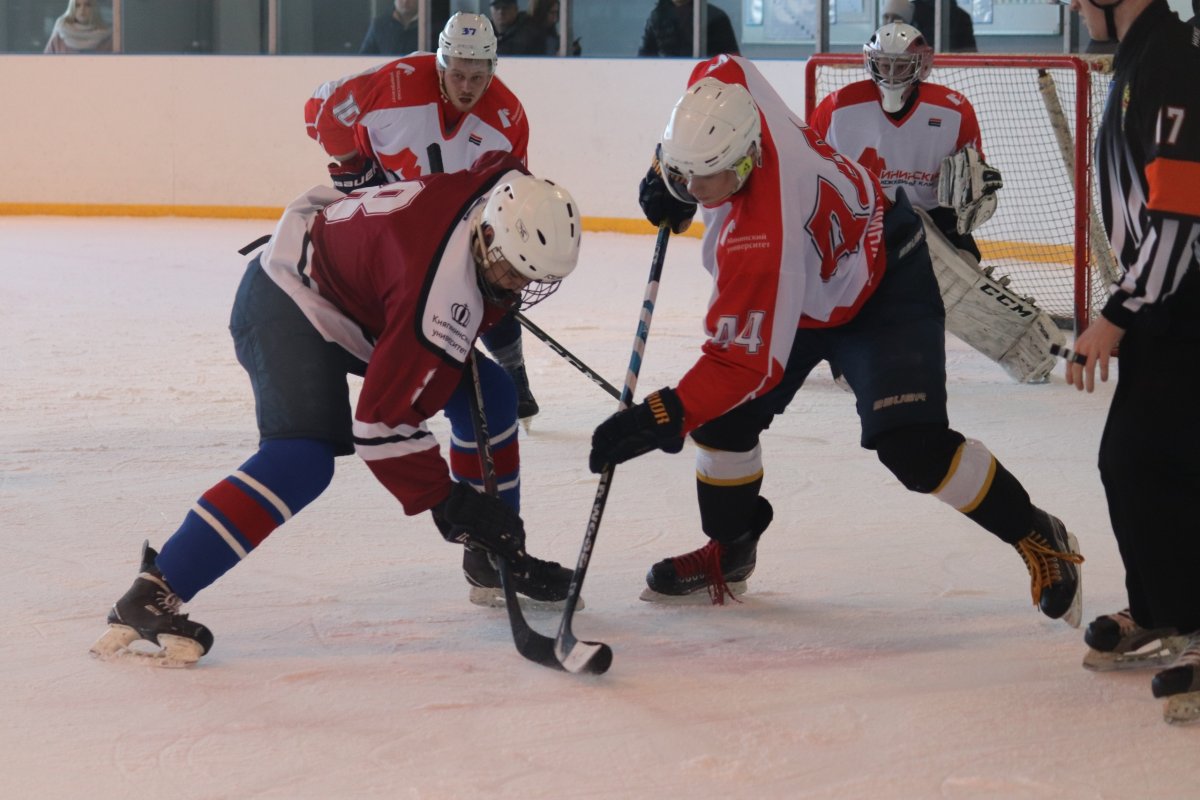 Чемпионат Нижегородской области по хоккею среди студенческих команд начался для Княгининского университета с победы!!!