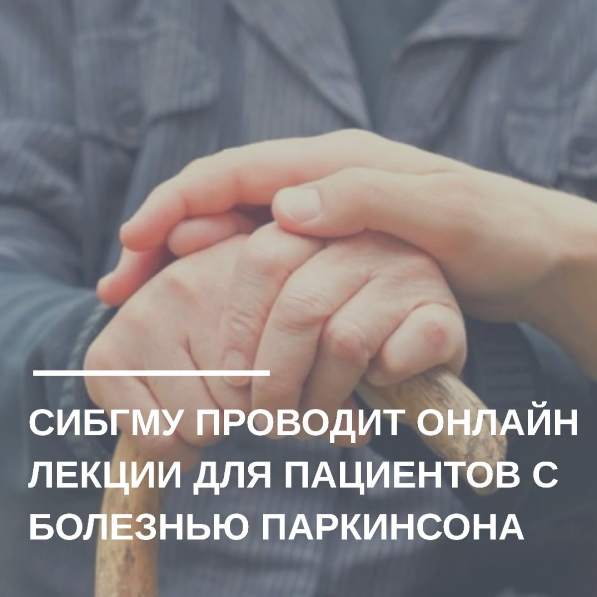👪 Эксперты проекта СибГМУ «Томская область – лаборатория здоровья» проведут онлайн лекции для пациентов с болезнью Паркинсона и их родственников.
