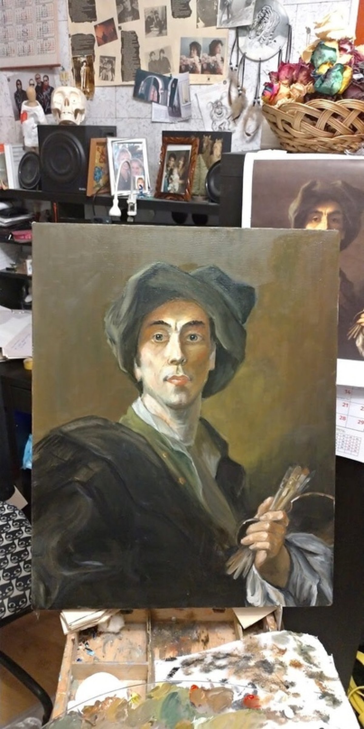 «Автопортрет голландского художника», работа-копия.