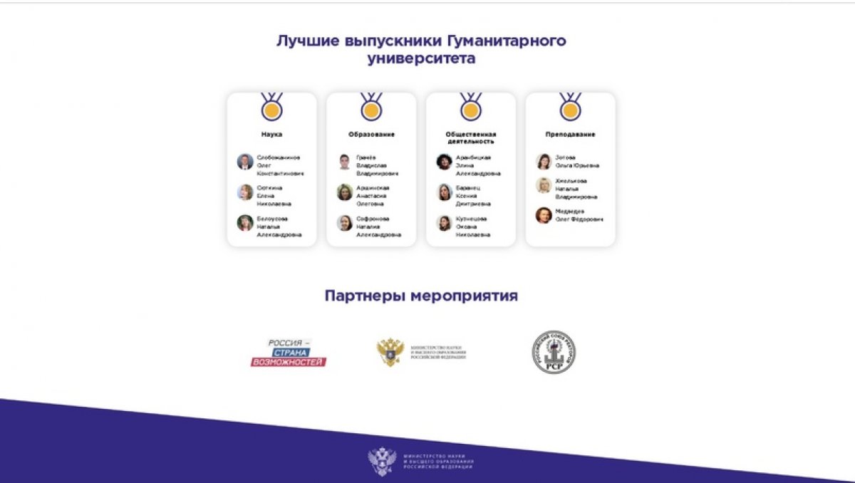 В связи с подготовкой участия Гуманитарного университета во Всероссийском студенческом онлайн выпускном у нас открылся специальный домен, где представлены участники церемонии от ГУ