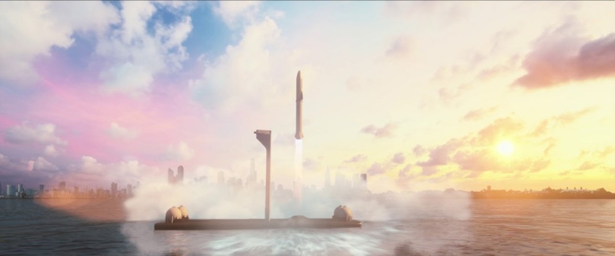 SpaceX построит плавучие космодромы для запусков кораблей Starship