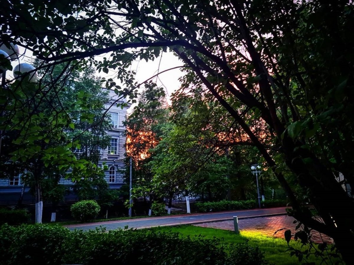 Политех прекрасен при любой погоде 💚