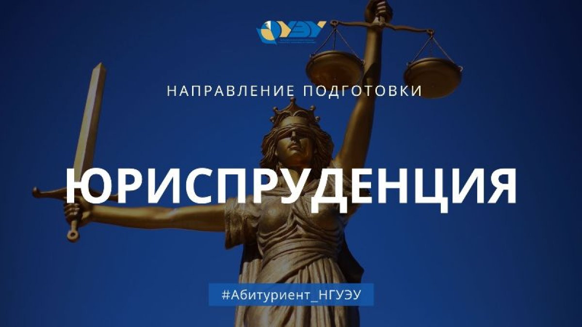 Обучение студентов по специальности «Юриспруденция» было начато в (в то время — НГАЭУ) в 1997 году. С тех пор университет зарекомендовал себя как центр подготовки юристов разных профилей и уровней образования