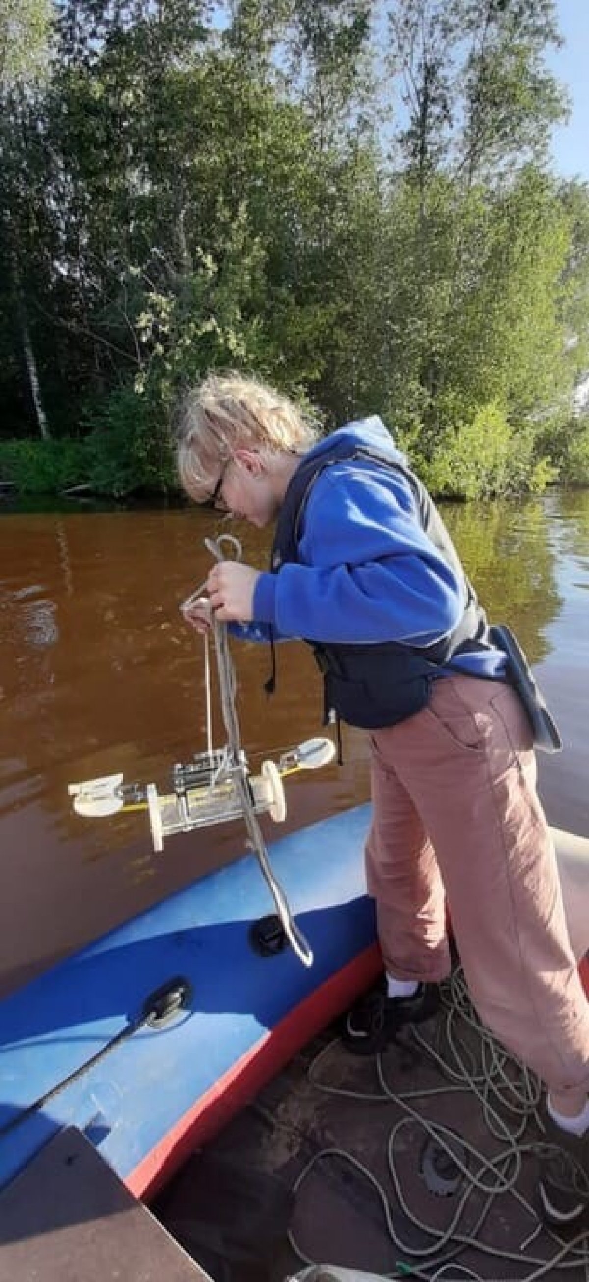 Детский экипаж экспедиции «Вместе по Русскому Северу-2020» вышел в Белое озеро⁣⁣⠀