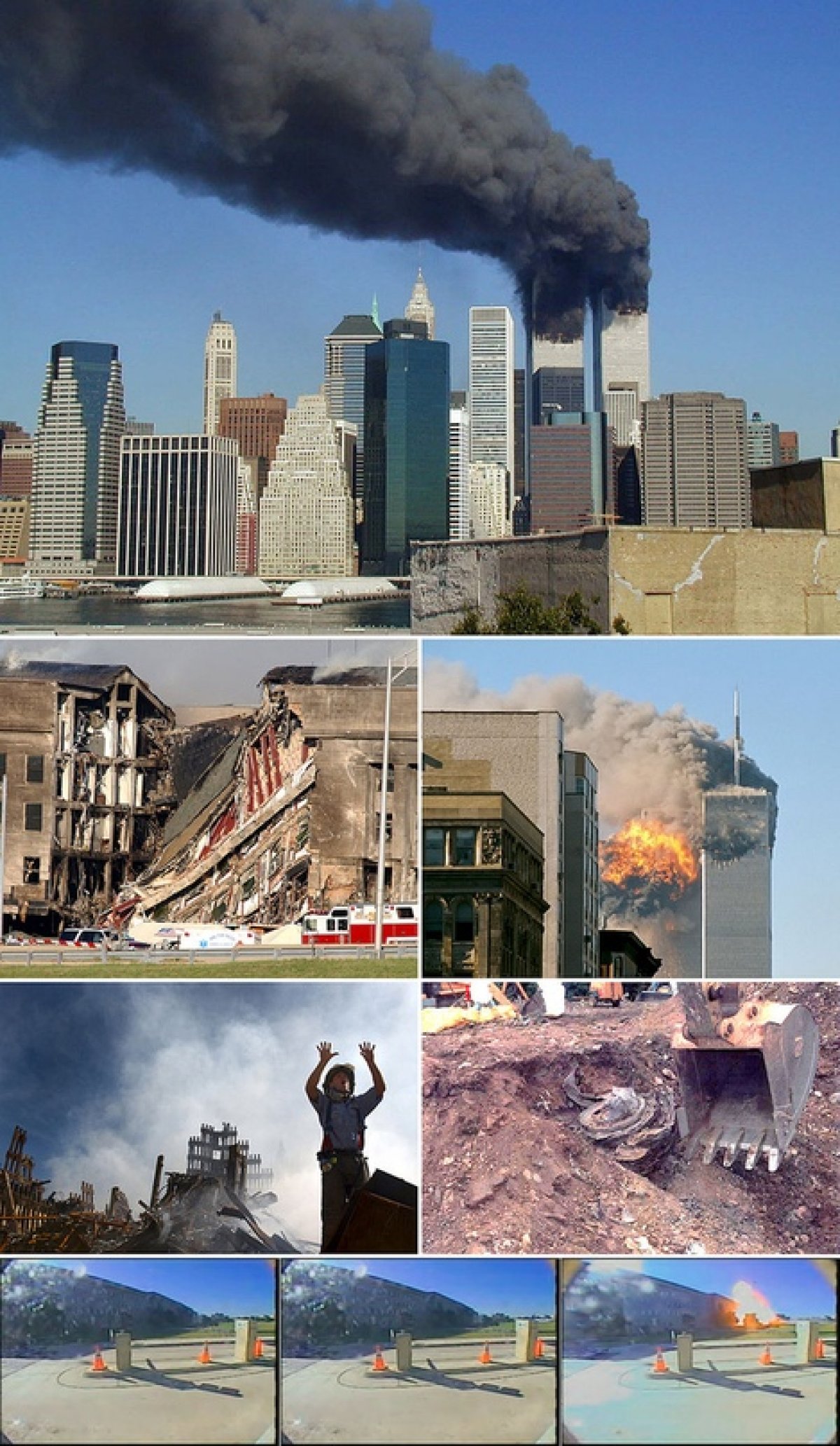 11 сентября́ 2001 го́да— серия из четырёх координированных террористических актов-самоубийств совершённых в Соединённых Штатах Америки членами террористической организации «Аль-Каида»