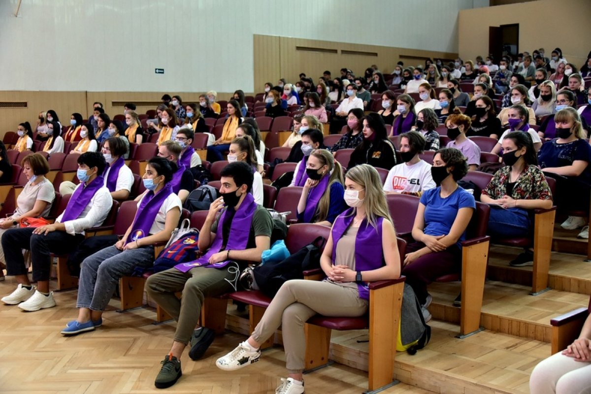 В начале сентября традиционно в Пятигорском государственном университете прошли встречи руководства вуза с первокурсниками. На встречах присутствовали ректор университета