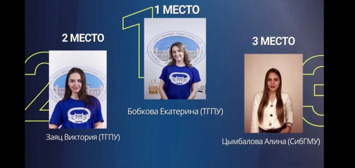 Встречайте студентов ТГПУ – победителей и призеров регионального этапа Российской национальной премии "Студент года – 2020" 🔥
