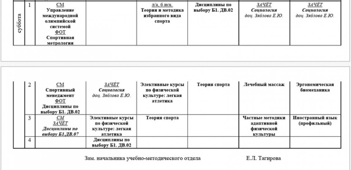 Рассписаие занятий для обучающихся 3-го курса очной формы обучения на 2020-2021 учебный год с 19 октября 2020 года