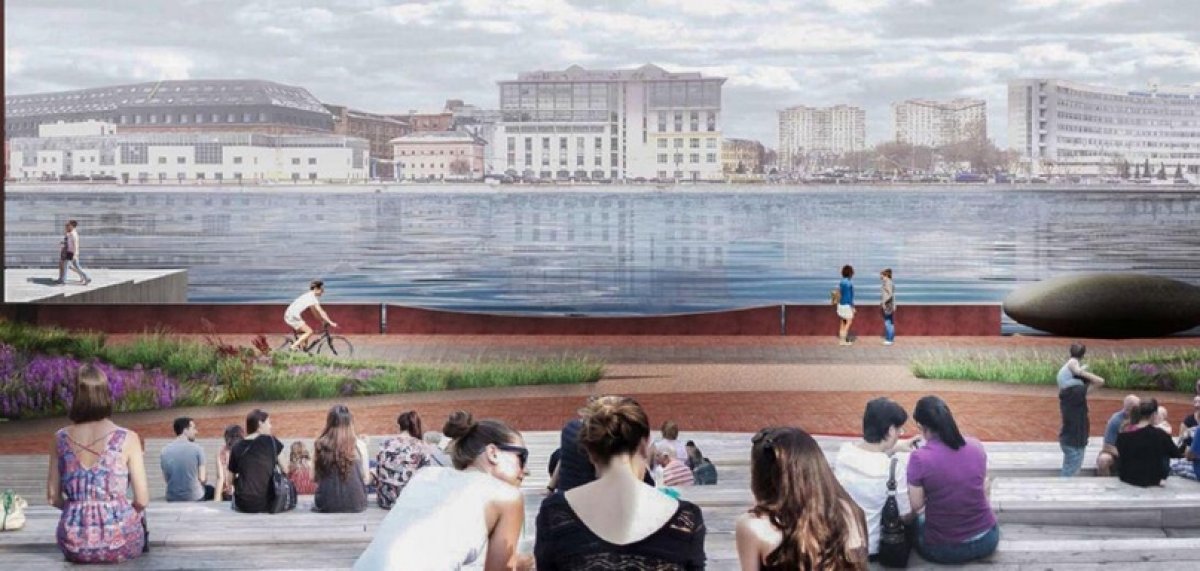 🌉 Уже в начале следующего года будут завершены работы над набережной Марка Шагала, которая находится всего в 15 минутах от Москвоского университета имени С.Ю. Витте